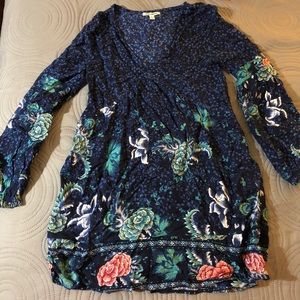 Long sleeve floral dress
